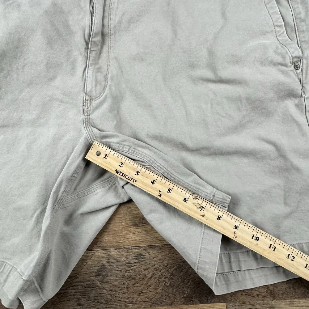 Duluth Flex Ballroom Khaki Shorts Mens 48 Relaxed Fit Beige Stretch Workwear‎ 8